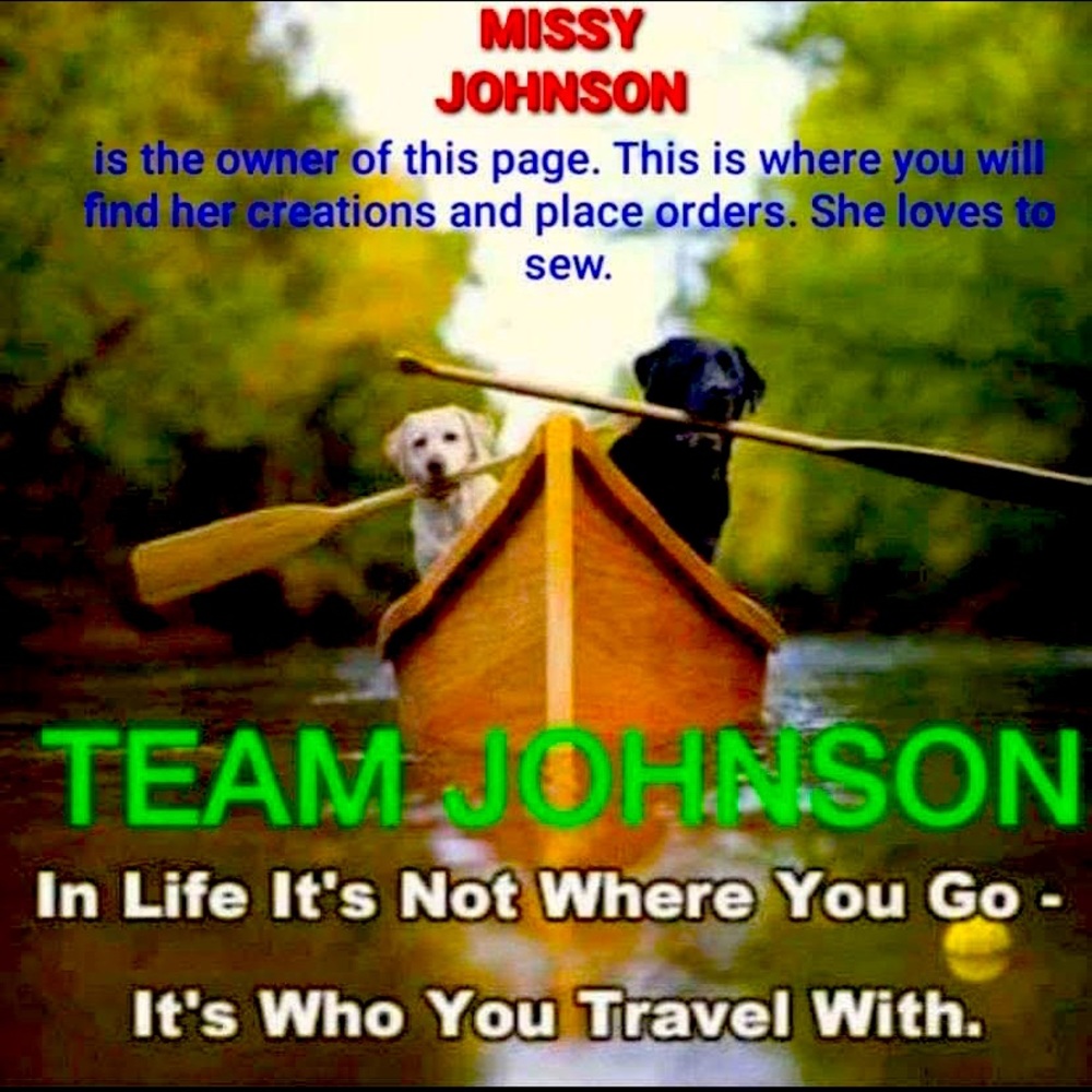 TEAM JOHNSON sewing and embroidery